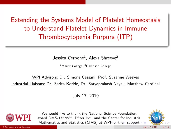 extending the systems model of platelet homeostasis to