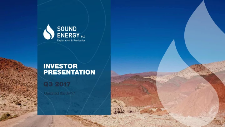 investor presentation q3 2017