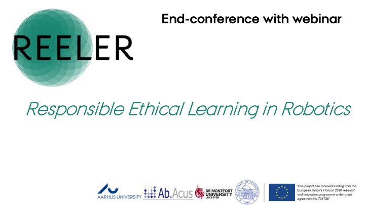 res esponsible e ethical learning in robotics logging on