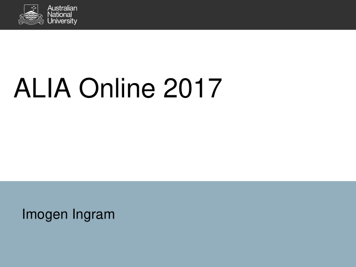 alia online 2017