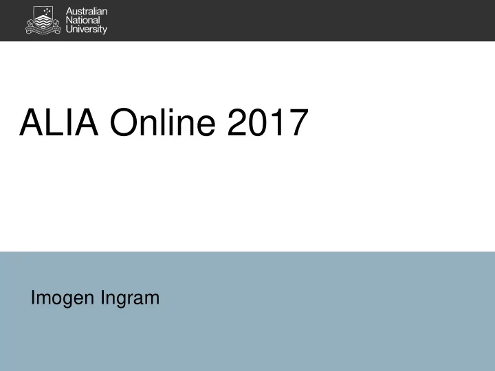 alia online 2017