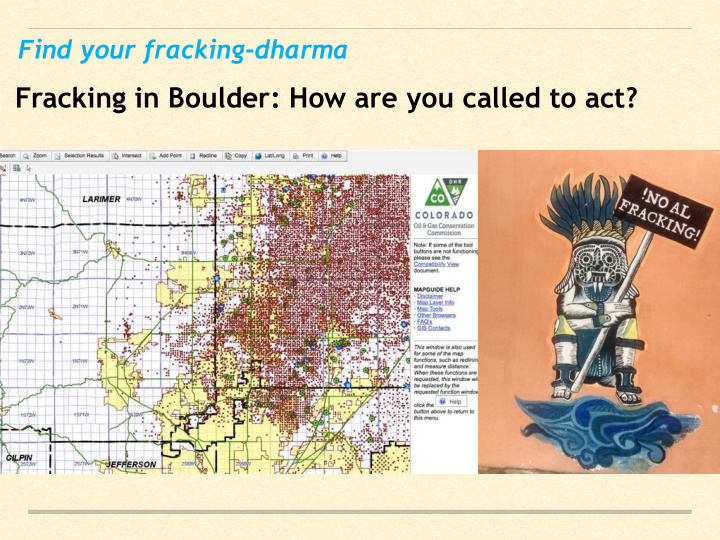 fracking in boulder how are you called to act agenda