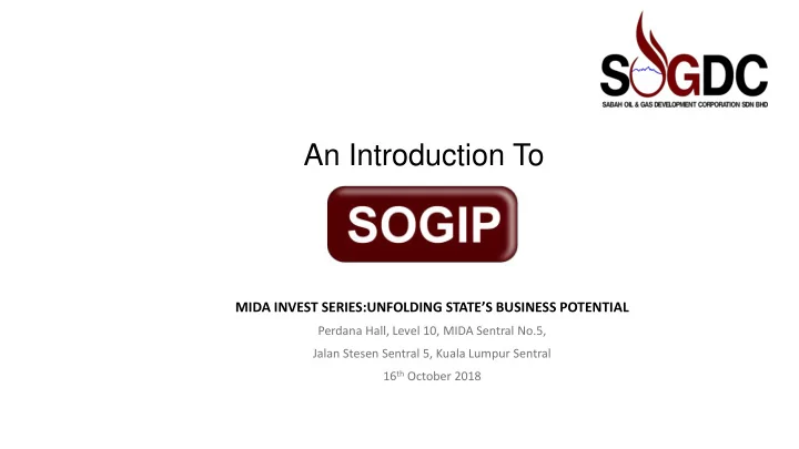 an introduction to