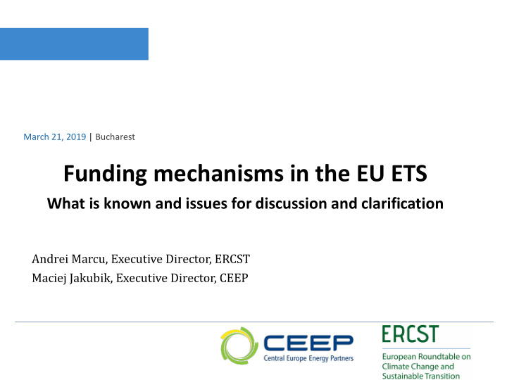 funding mechanisms in the eu ets