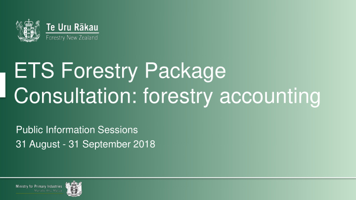ets forestry package