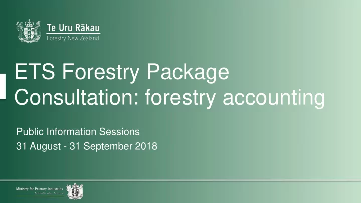 ets forestry package