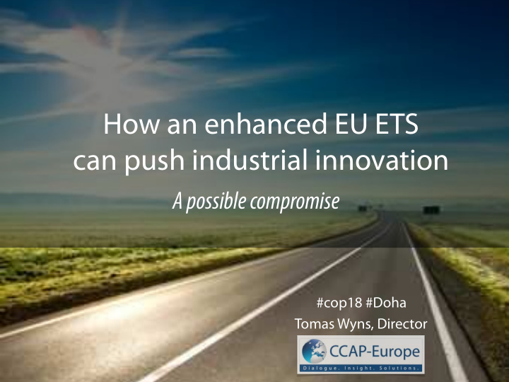 how an enhanced eu ets can push industrial innovation