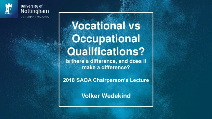 occupational