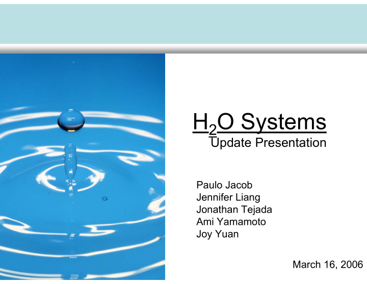 h 2 o systems