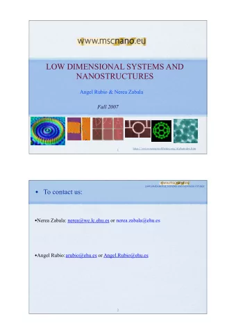 3 ECTS Credits:  1ECT credit=25 hours  30% lectures  20% exercises  30% personal