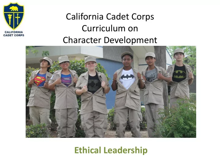 curriculum on