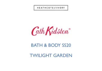 BATH &amp; BODY SS20  TWILIGHT GARDEN  TWILIGHT GARDEN  FRAGRANCE  JASMINE &amp; MANDARIN  A
