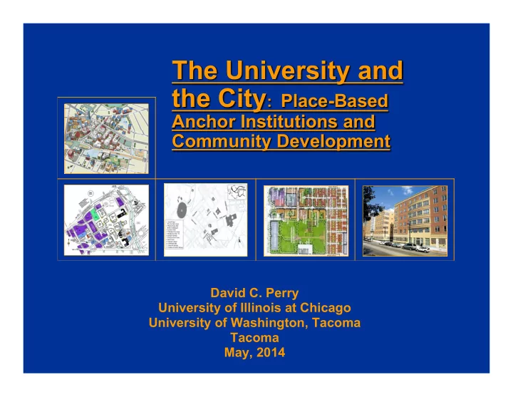 the university and