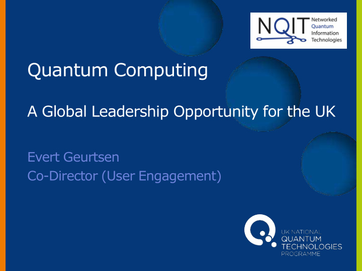 quantum computing