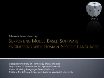 Budapest University of Technology and Economics  Department of Automation and Applied Informatics