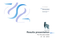 results presentation