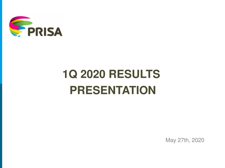 1q 2020 results presentation