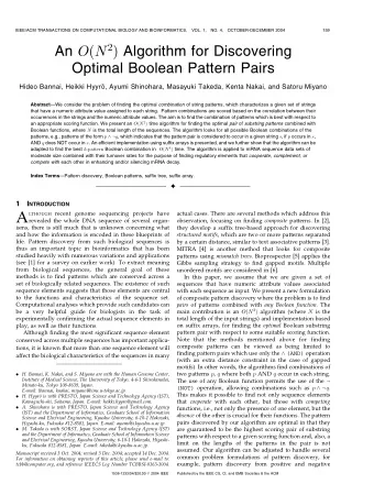 A LTHOUGH recent genome sequencing projects have  actual cases. There are several methods which