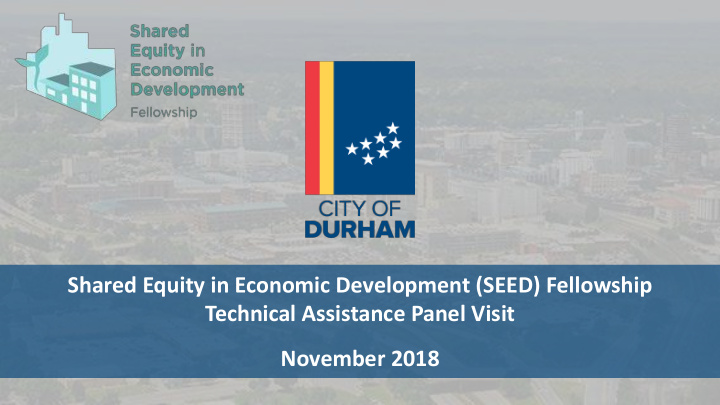 shared equity in economic development seed fellowship