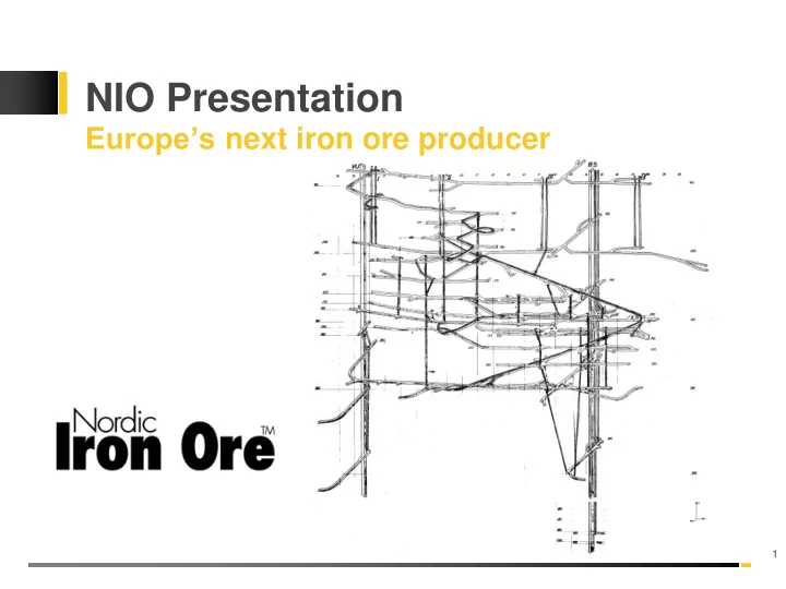 nio presentation