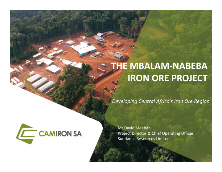 the mbalam nabeba iron ore project