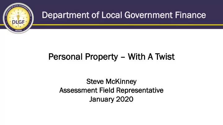 dep depar artmen ent of of lo loca cal go governmen ent