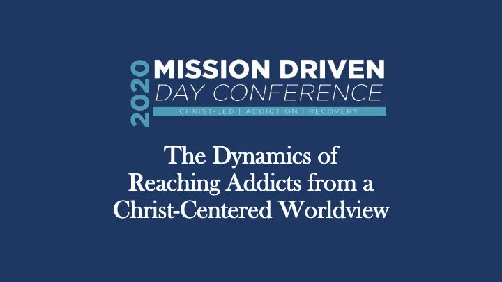 the dyn ynamics of of reaching ad addicts from from a