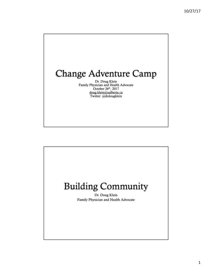 change adventure camp