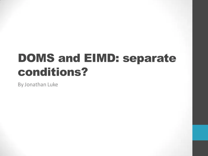 conditions