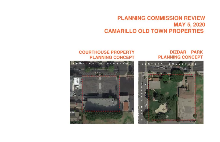 planning commission review ma y 5 2020 camarillo old town