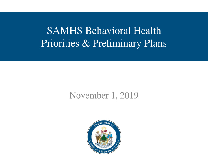 samhs behavioral health