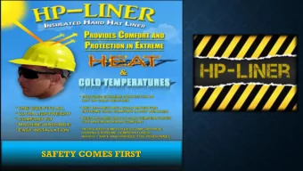 SAFETY COMES FIRST  Heat exhaustion/stroke is  brought on by exposure to high  temperatures for