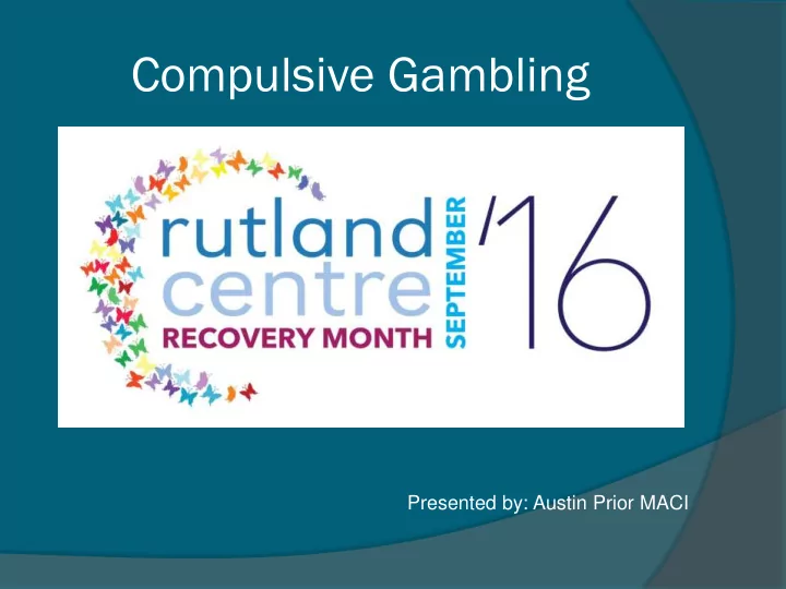 compulsive gambling