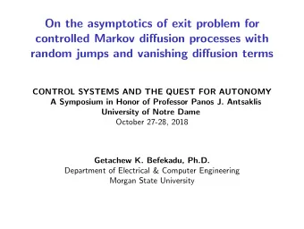 On the asymptotics of exit problem for  controlled Markov diffusion processes with  random jumps