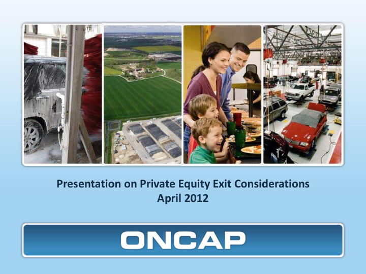 april 2012 exits key considerations for private equity