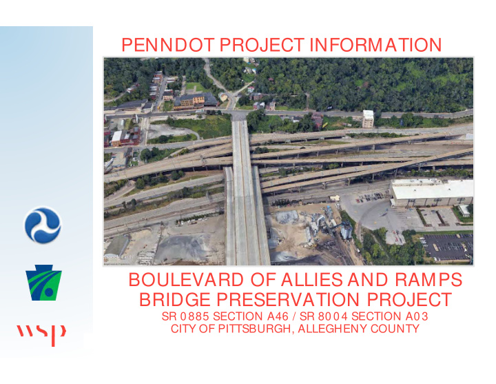 penndot project information boulevard of allies and ramps