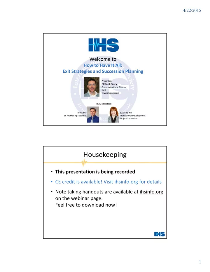 housekeeping