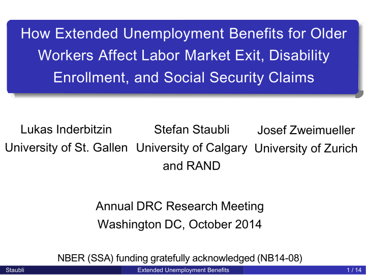 workers affect labor market exit disability