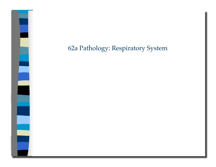 62a pathology respiratory system 62a pathology