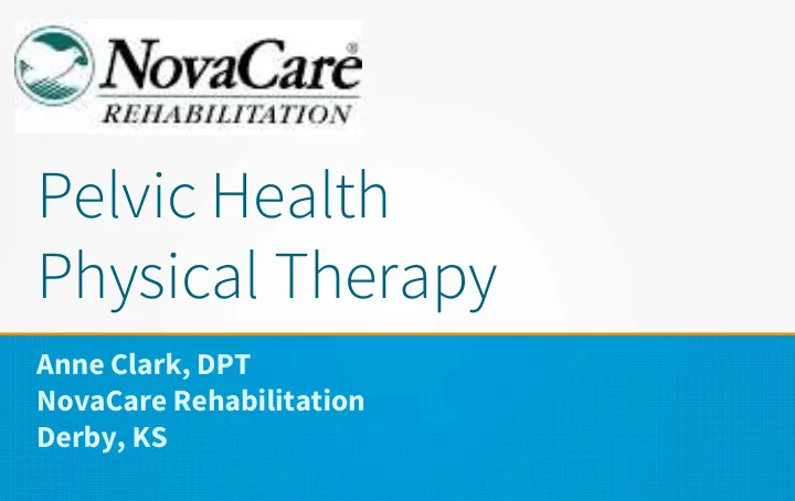 physical therapy