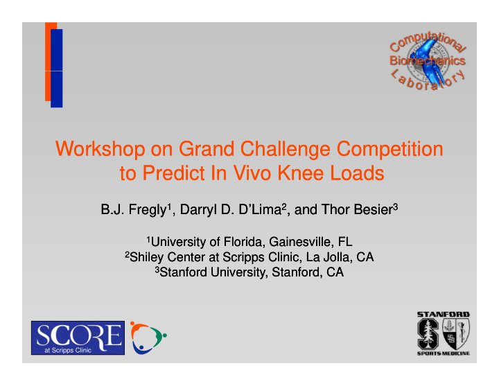 workshop on grand challenge competition workshop on grand