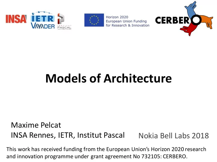 models of architecture