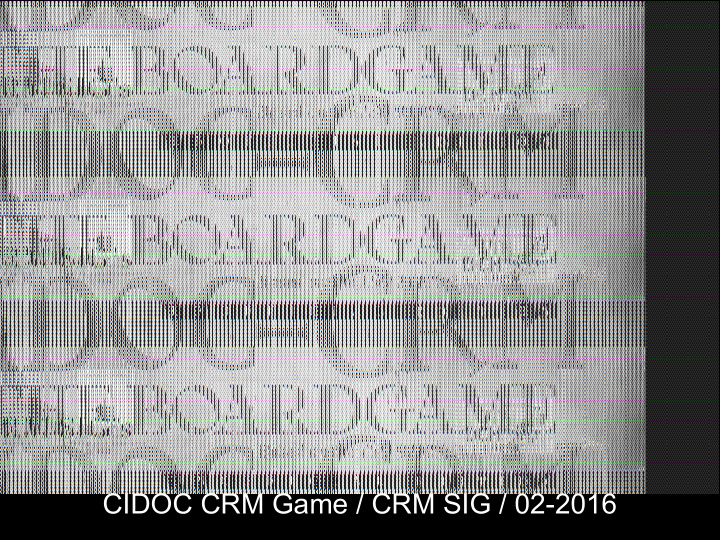 cidoc crm game crm sig 02 2016 initial training network