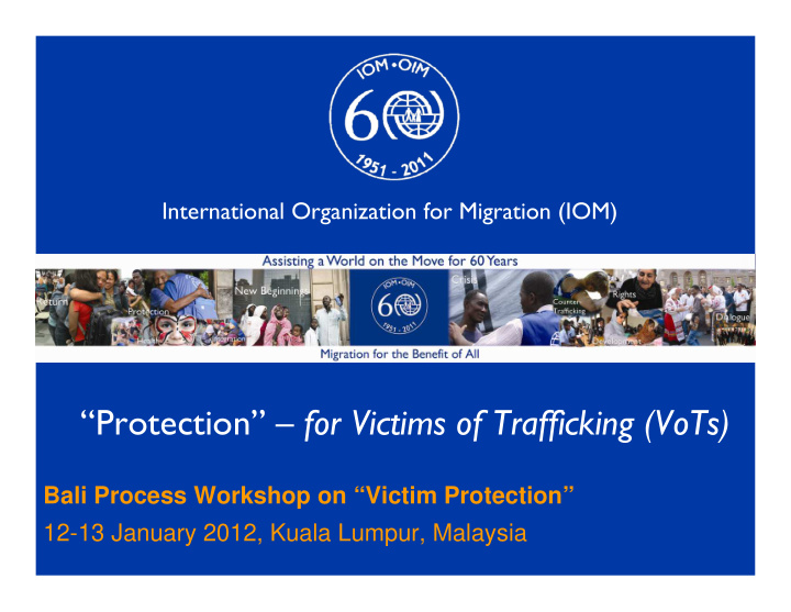 protection for victims of trafficking vots