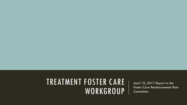 treatment foster care