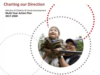 Charting our Direction  1 Our Organization  MCFD  Early  Years  Youth  CYSN  Justice  $1.6B