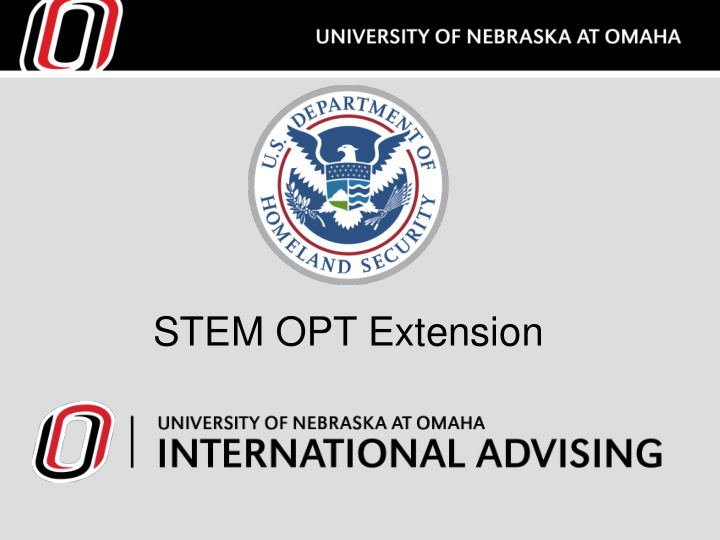 stem opt extension overview