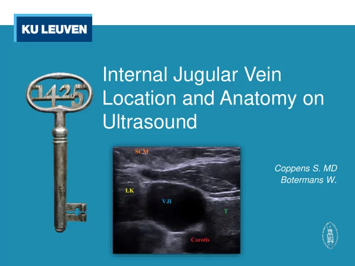 internal jugular vein