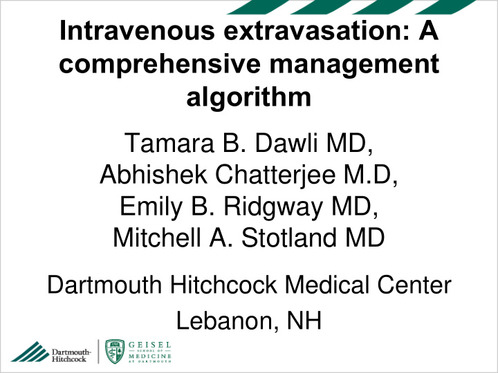 intravenous extravasation a
