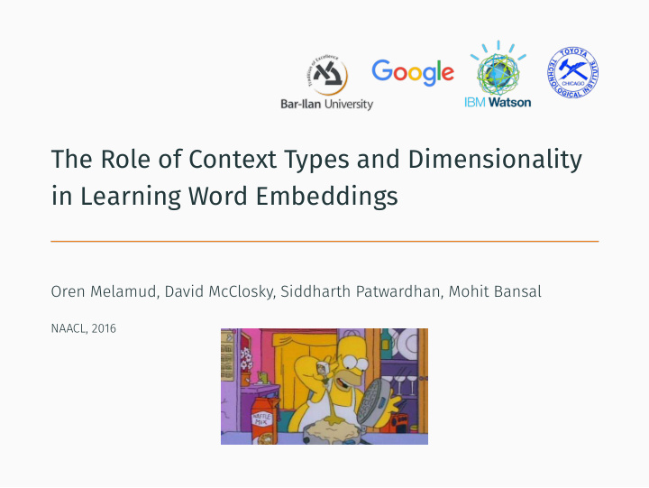 the role of context types and dimensionality in learning